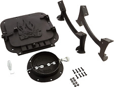 US Stove BSK1000 Barrel Camp Stove Kit, Light Weight And Easy Assembly, Black picture