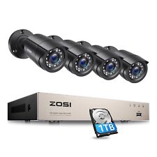 ZOSI 5MP Lite 8CH DVR Security Camera System 1080P Outdoor with Hard Drive 1TB picture
