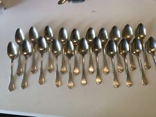 Vintage lot of nickel silver spoons picture