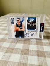 KEVIN LOVE 2012-13 PANINI Contenders GameUsed Timberwolves LOGO Patch Auto /10 picture