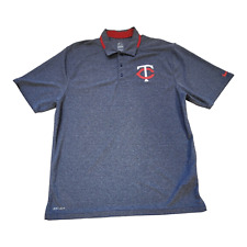 Minnesota Twins MLB Nike Dri-Fit Performance Polo Shirt Sports Casual Wear Large picture