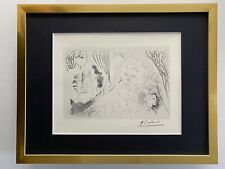 Pablo Picasso | Vintage 1956 Signed Lithograph | Matted and Framed | Ltd Edition picture