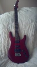 SAMICK STRATOCASTER STYLE ELECTRIC GUITAR RED HSS MATCHING HEADSTOCK picture
