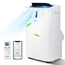 14000 BTU 4-in-1 Portable Air Conditioner Cooling Dehumidifier Heater Fan White picture