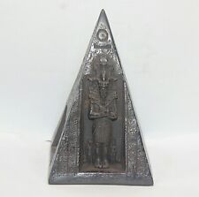 Rare Ancient Egyptian Antique Pyramid Osiris and Horus With Pharaonic Protection picture