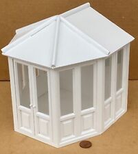 Dolls House Assembled White Painted Conservatory Tumdee Miniature 1:12 Scale 507 picture