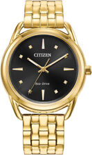 Citizen Women's  Dress Eco-Drive Gold Stainless Steel Watch 36MM FE7092-50E picture