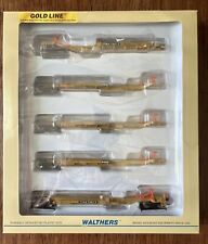 Walthers Gold Line 932-40703 HO TTX 263' 5-Unit All Purpose Spine Car #79819 picture