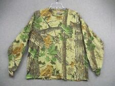 Vintage Jerzees Realtree Camo Shirt Men's Large Long Sleeve USA picture