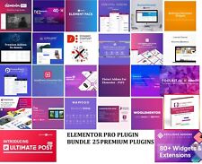 ELEMENTOR PRO 3.21.1 ULTIMATE BUNDLE 25 plugins Addons Elements Kit Pack Premium picture