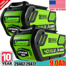 2PACK 9.0Ah For Greenworks G-MAX 40 Volt Lithium Battery 29472 29462 29252 20202 picture