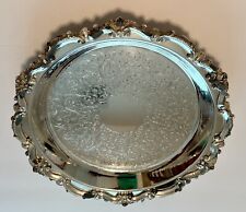 VTG EPCA Bristol Silver by Poole 85 Footed Pie Tray picture