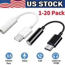 USB-C Type C to 3.5mm AUX Headphone Jack Adapter Lot For iPhone 15/Android Phone picture