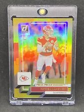 Patrick Mahomes RARE GOLD REFRACTOR INVESTMENT CARD SSP PANINI CHIEFS MVP MINT picture