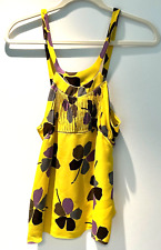 Marni vintage women's yellow camisole with adjustable straps size 40 picture
