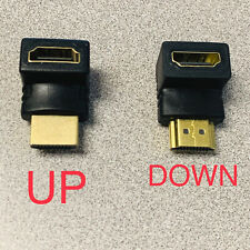4K HDMI Adapter 90 degree Right Left Male to Female Type Port up Angled adaptor picture