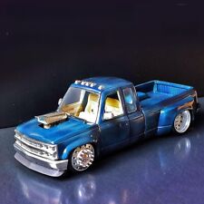 Racing Dually Pickup Truck with real tires Unassembled Grey 1/24 scale Model kit picture