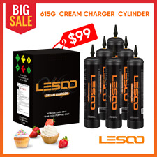 Whipped Cream Chargers Cannister 615g LesooWhip  Pure Food Grade 6 Tank BIG SALE picture