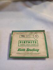 NEW SURPLUS 10PCS. Firthite TNG 321  GRADE: T-22 CARBIDE INSERTS (A16) picture