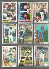 AWESOME lot of 500+ 1984 TOPPS  baseball cards with STARS and HALL of FAMERS picture
