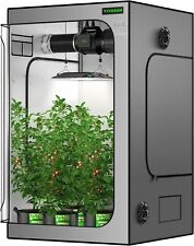 VIVOSUN Upgrade Gray Grow Tent 4'x4'Non toxic Mylar Room Reflective 48