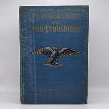 Antique 1911 Prohibition and Anti-Prohibition G.A. Ziegler Antiquarian Hardcover picture