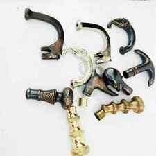 Solid Brass head Antique Style Handle For Walking Stick lots of 10 pcs Best gift picture