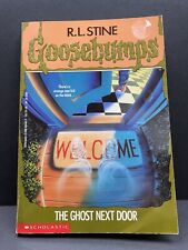 Goosebumps Book #10 The Ghost Next Door First Print R.L. Stine 1993 VG picture