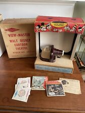 Vintage Sawyer's View-Master Walt Disney Cartoon Theater & Projector w Box picture