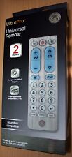 GE UltraPro Universal Remote 2 Device Brushed Silver New In Box TV Cable BluRay picture