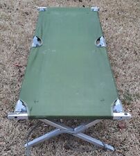 VTG Reyes Industries Army Military Cot Folding Metal Frame FSCM 64307 Pre-Owned  picture