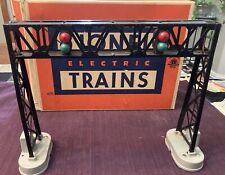 LIONEL- Electric Train  NO. 450 Operating Signal Bridge In Original Box picture