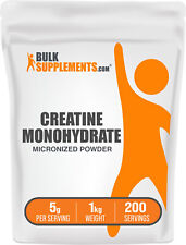 BulkSupplements Pure Creatine Monohydrate (Micronized) 1kg - 5g Per Serving picture