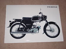 1960's YAMAHA YJ2 60 VINTAGE MOTORCYCLE POSTER PRINT 24x36 9 MIL PAPER picture