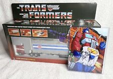 G1 1984 OPTIMUS PRIME BOXED • COMPLETE AUTO • T STAMP • VINTAGE G1 TRANSFORMERS picture