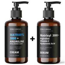 2 Pk - Matrixyl 3000, Argireline Hyaluronic Acid AntiAging Wrinkle SERUM + CREAM picture