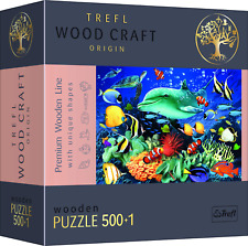 Trefl Wood Craft 501 Piece Wooden Puzzle - Sea Life picture
