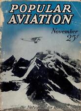 1920s-1963 POPULAR AVIATION MAGAZINE 378 issues FLYING AIRPLANES picture