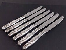Rogers & Bro EXQUISITE 6 Hollow Dinner Knives 8-7/8 & 9