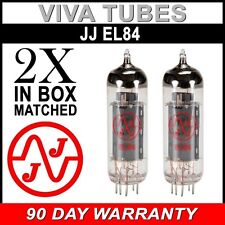 Brand New Matched Pair JJ EL84 6BQ5 Fully Tested Guaranteed Vacuum Tubes picture