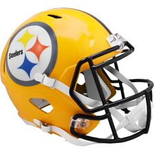 PITTSBURGH STEELERS GOLD Riddell Throwback Replica Football Helmet picture