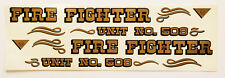 NEW - AMF 508 Fire Fighter Adhesive Decals •  Kiss-cut Sheet LH & RH  picture