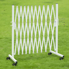 Expandable Accordion Dog Gate Metal Pet Folding Fence Isolation Protection Gate picture