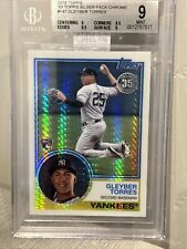 2018 Topps Silver Gleyber Torres Rookie RC Refractor BGS 9 MT picture