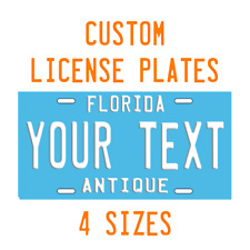 Florida Antique CUSTOM Novelty License Plate Personalize add your text picture