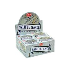 Incense Cone 10pcs - White Sage - Handmade Natural Ingredient picture