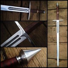 CUSTOM HANDMADE D2 TOOL STEEL VIKING SWORD MEDIEVAL SWORD COMBAT SWORD picture