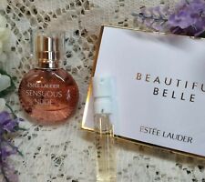 Estee Lauder SENSUOUS NUDE EDP 0.14fl.oz MINI Perfume & BEAUTIFUL BELLE SAMPLE💐 picture