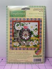 SIMPLICITIES By JANLYNN Counted Cross Stitch Kit - KITTEN AND DAISIES 6