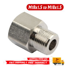NEW Internal*External Thread stainless Steel Sensor Adaptor M18x1.5 to M18x1.5 picture